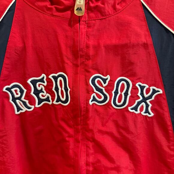 Red Sox Unisex Full Zip-Up Windbreaker, EUC, Sz 8 (8C) - Picture 4 of 9